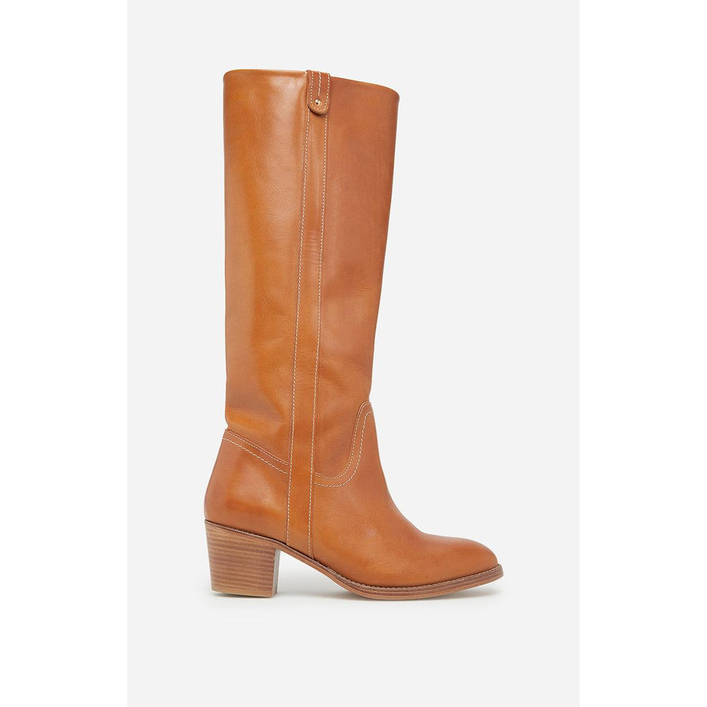 Vanessa Bruno - Bottes En Cuir À Tannage Végétal - Miel