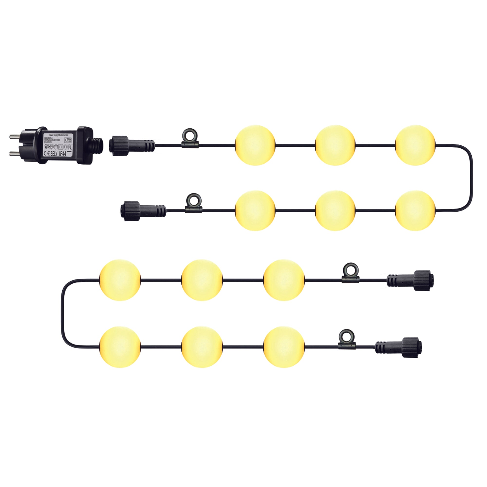 Bolly - Guirlande Filaire Led - Plastique - Blanc