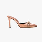 Catena Blush High-Heel Mule Pump