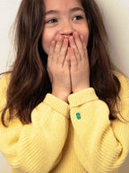 Le Pull 100% Coton Bio Jaune Banane