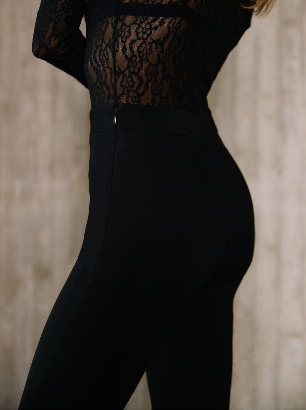 Pantalon Fit Black