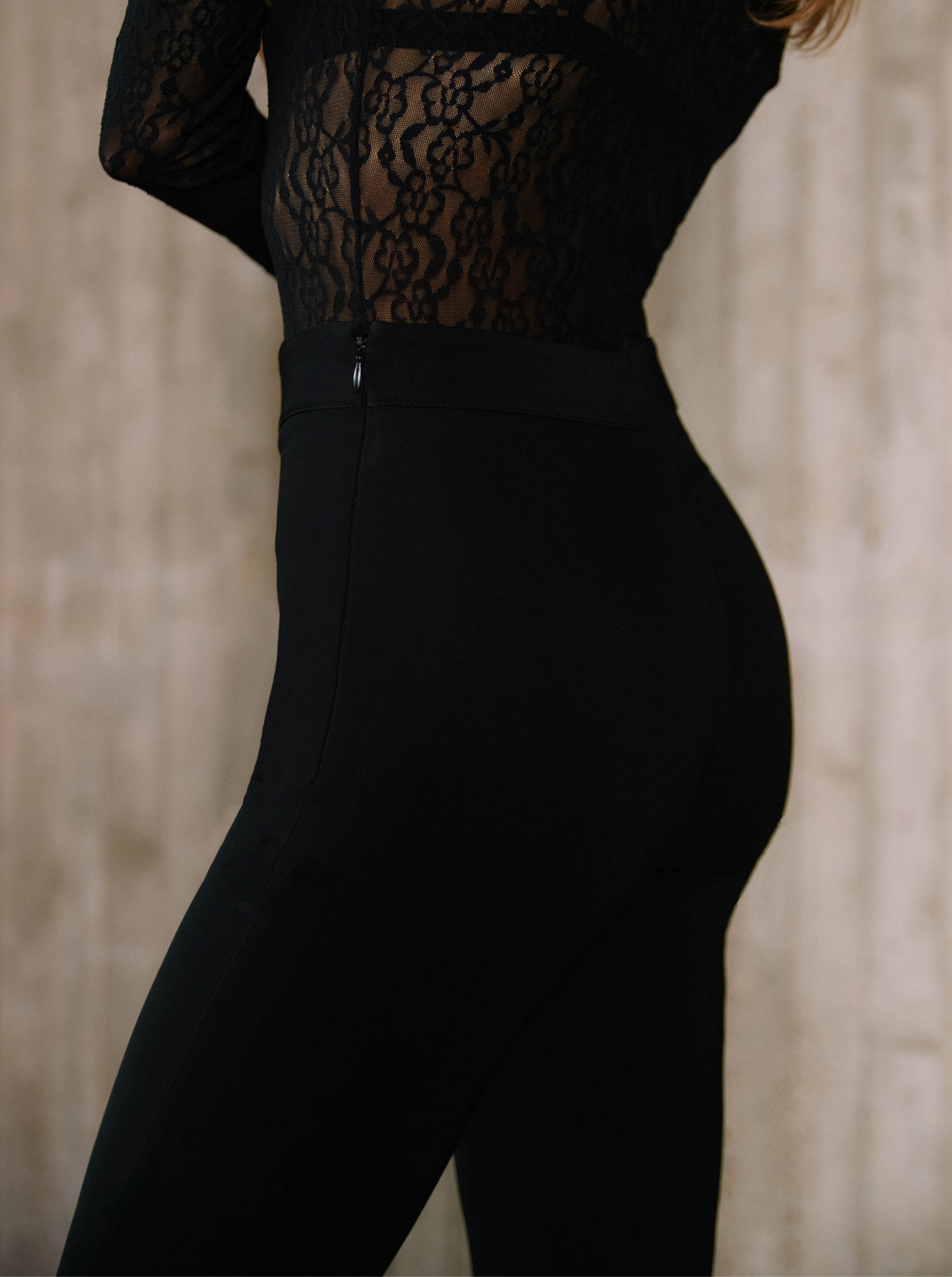 Pantalon Fit Black