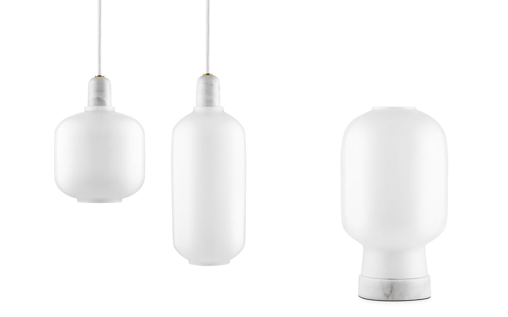 Lampe De Table Amp Ue - White / White