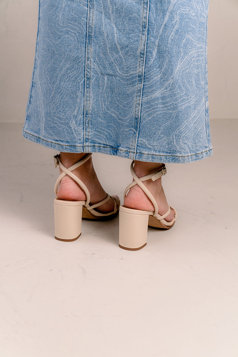 Sandales À Talons Mara - Beige