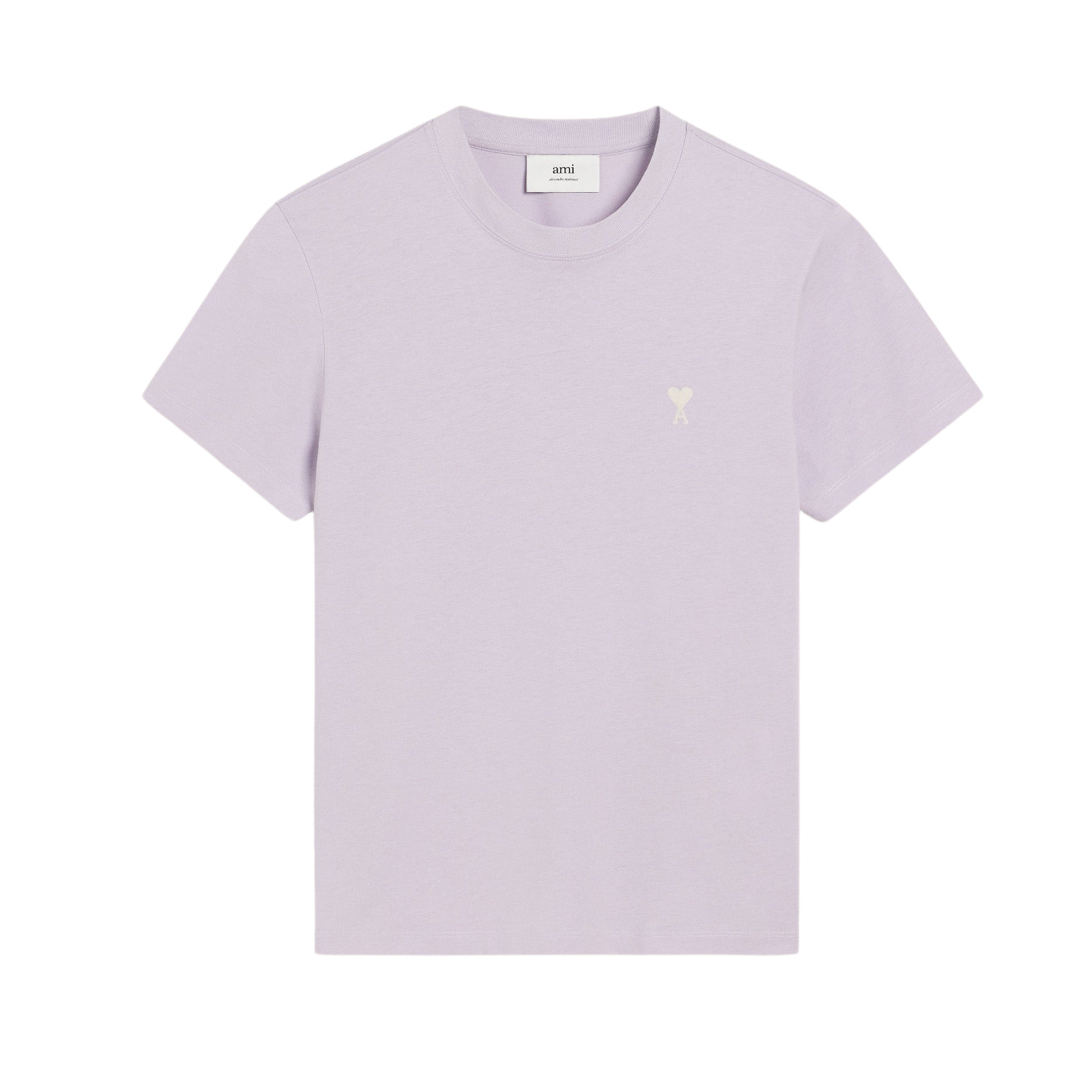 Ami Paris - T-Shirt Ami De Cœur - Lilas