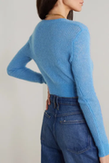 Cardigan Shrunken - Cornflower Blue