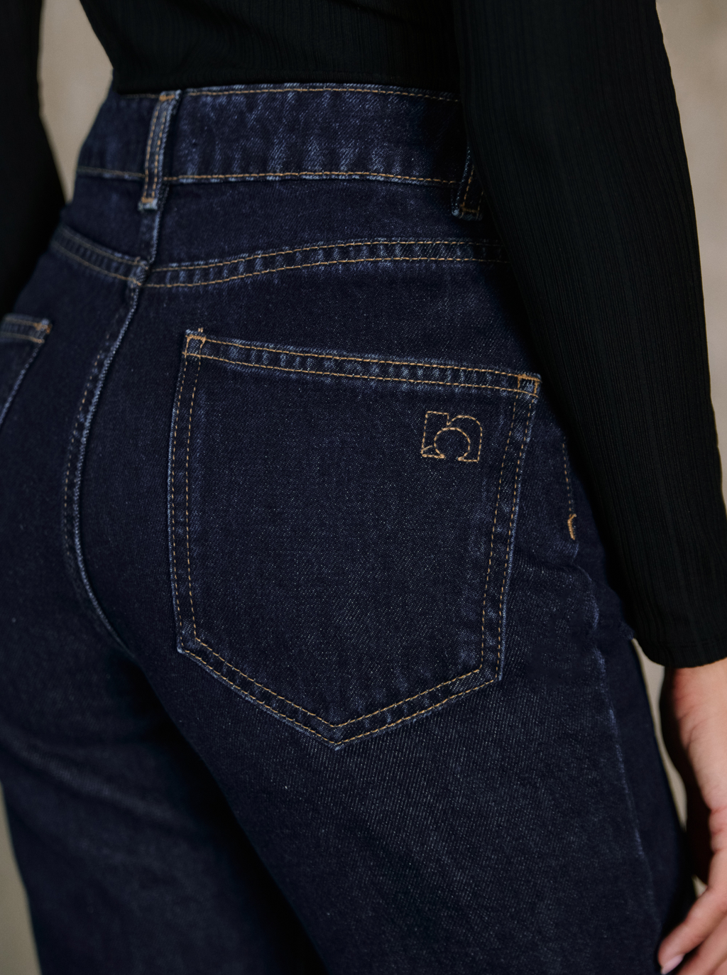 Jean Wide Leg Denim Raw