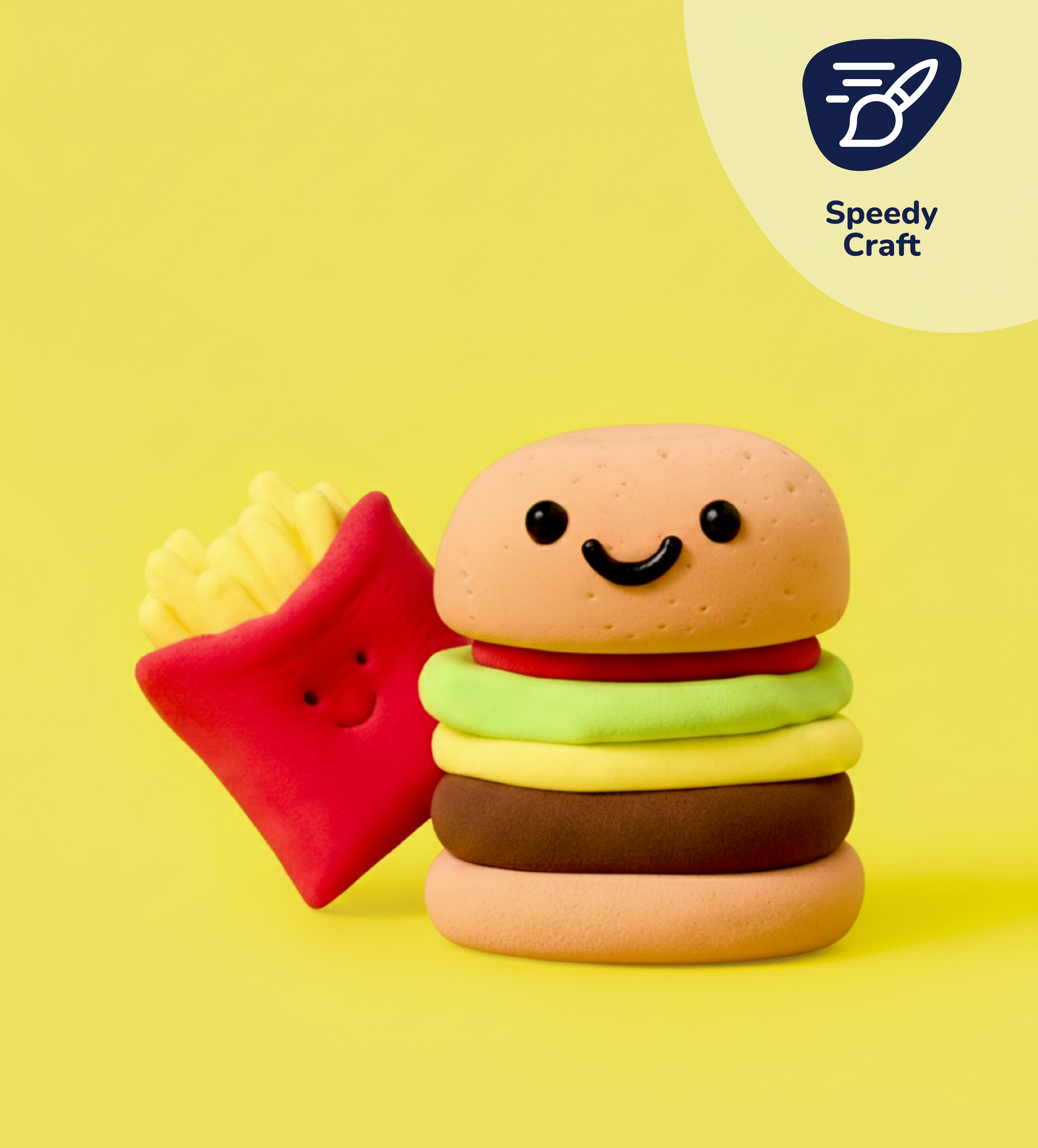 Pâte À Modeler - Petites Gourmandises : Burger & Frites