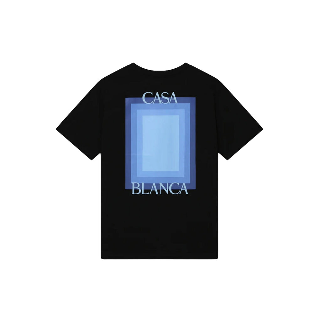 Casablanca - T-Shirt Gradient Bleu Ss24 - Noir