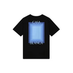 Casablanca - T-Shirt Gradient Bleu Ss24 - Noir