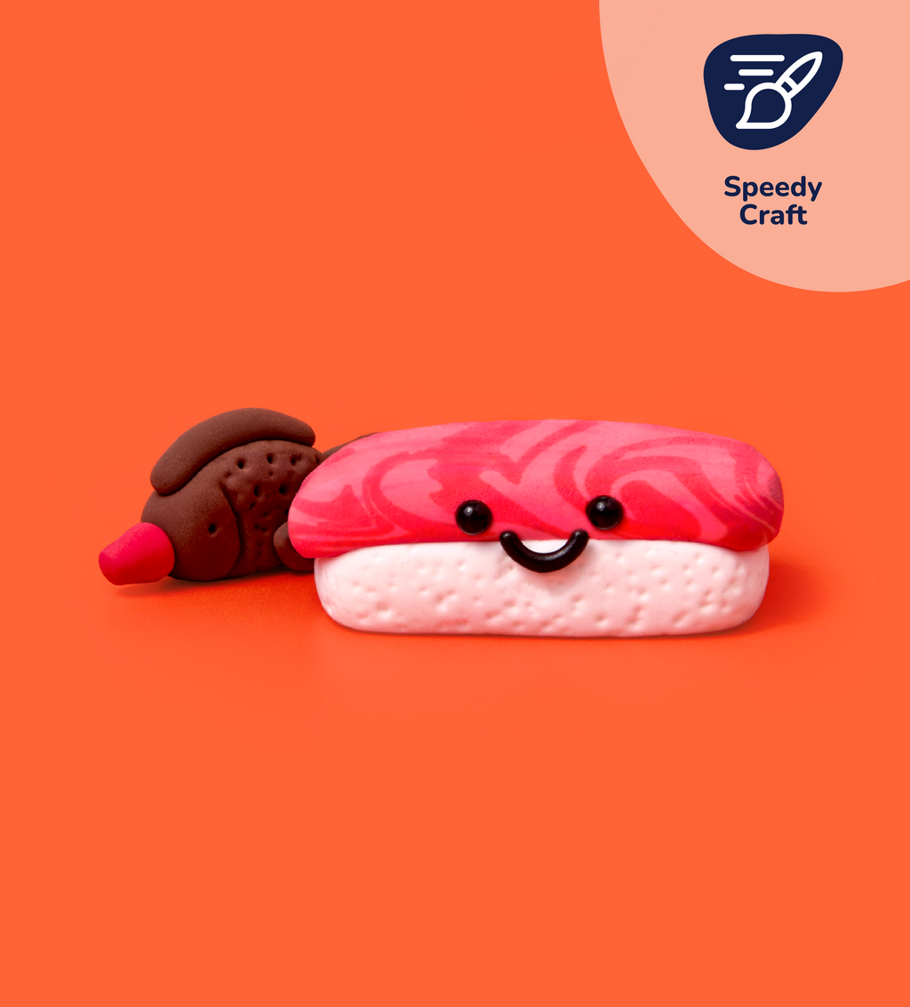Pâte À Modeler - Petites Gourmandises : Sushi & Poisson Sauce Soja