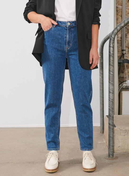 Maison Standards - Jean Regular FranÃ§oise - Bleu - Femme