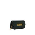 Balenciaga Gossip Chain Clutch Bag - Green - Femme