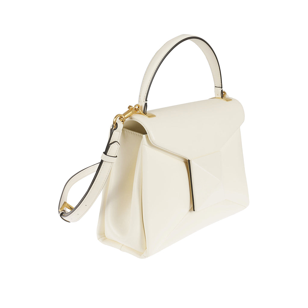 Valentino Garavani One Stud Leather Bag - White - Femme