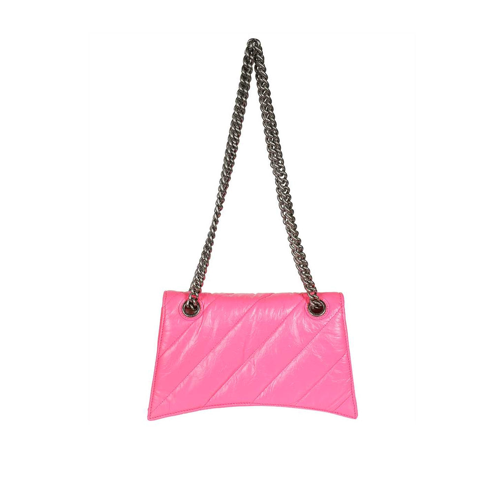 Balenciaga Crush Small Chain Bag - Fuchsia - Femme
