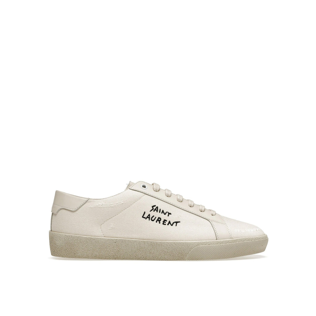 Baskets Saint Laurent Court Classic - Cream - Femme