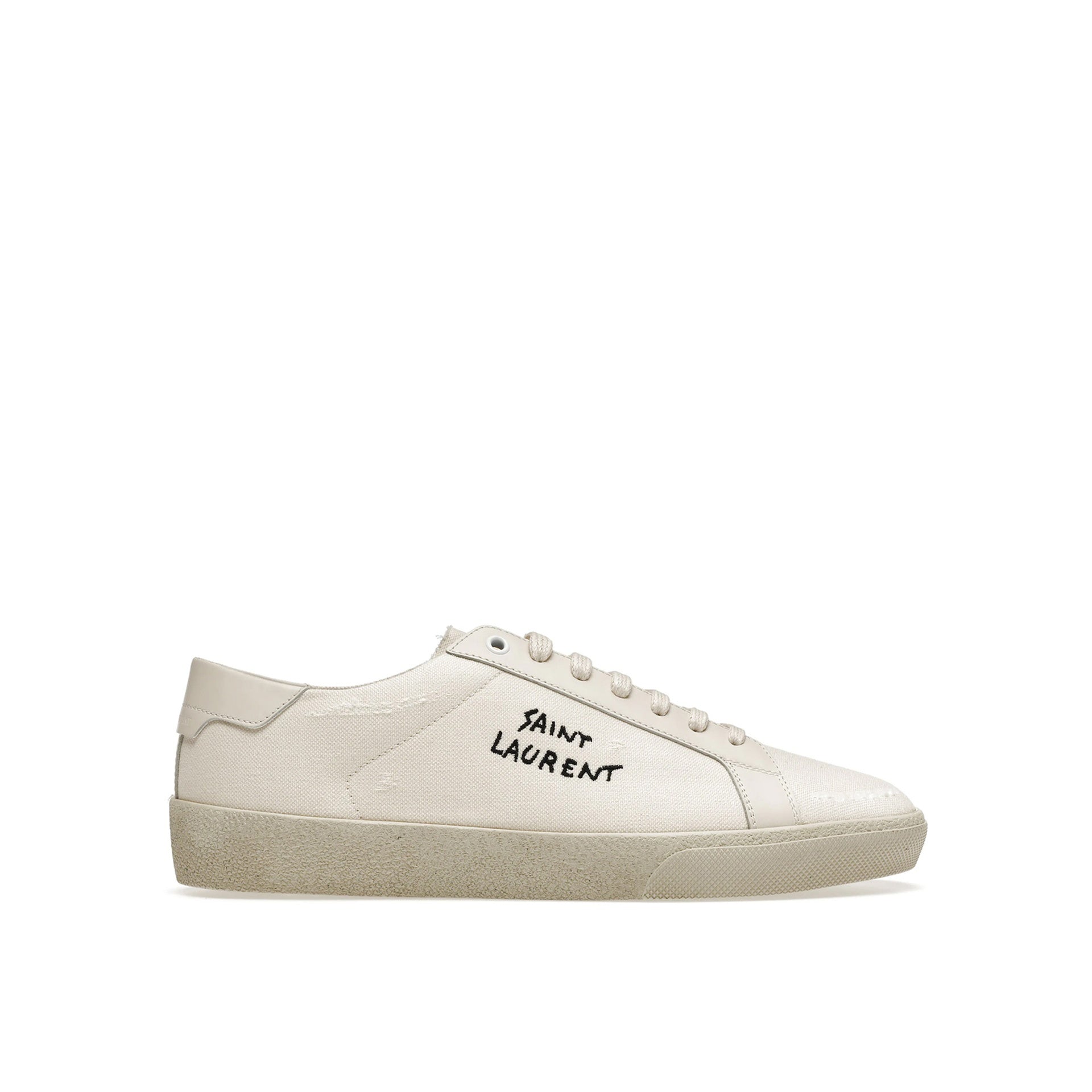 Baskets Saint Laurent Court Classic - Cream - Femme