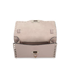 Valentino Garavani Rockstud Leather Crossbody Bag - Pink - Femme