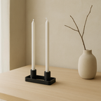 Chandelier Prism 2 Bougies - Noir