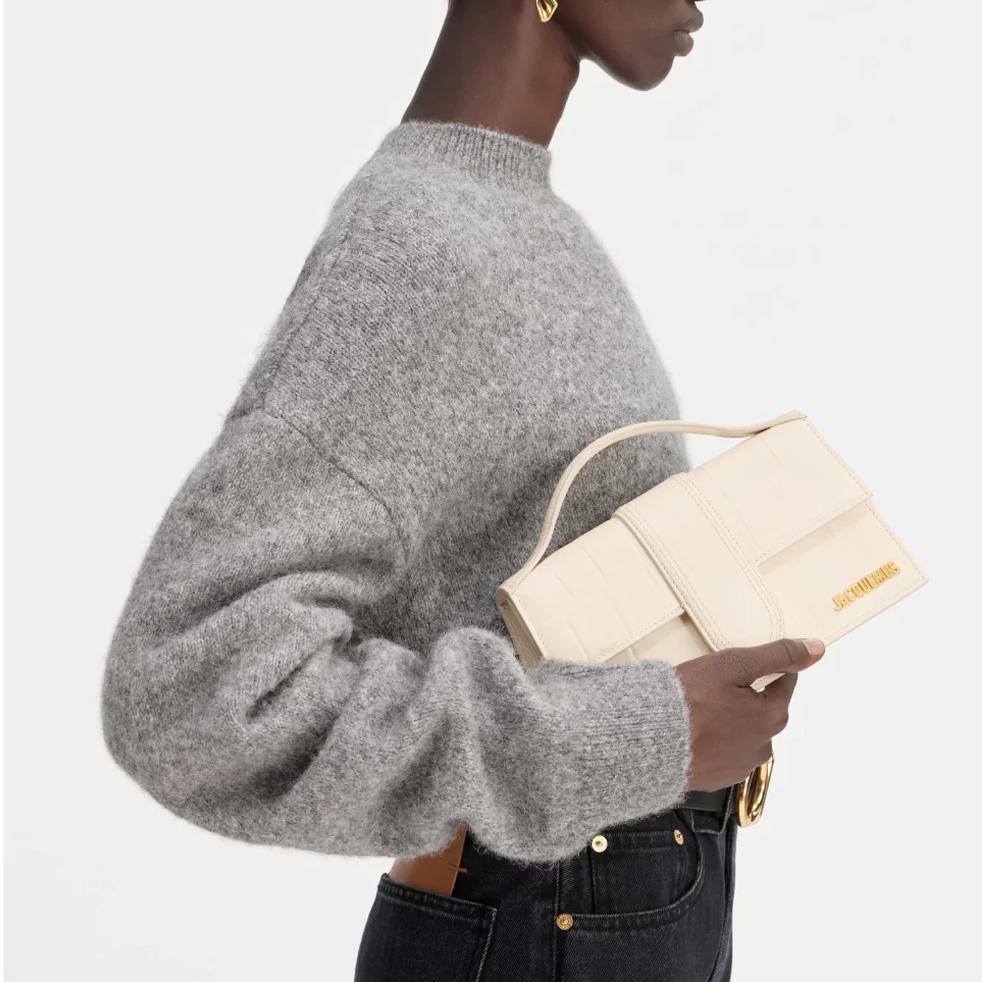 Jacquemus - Sac Le Grand Bambino - Femme - Cream