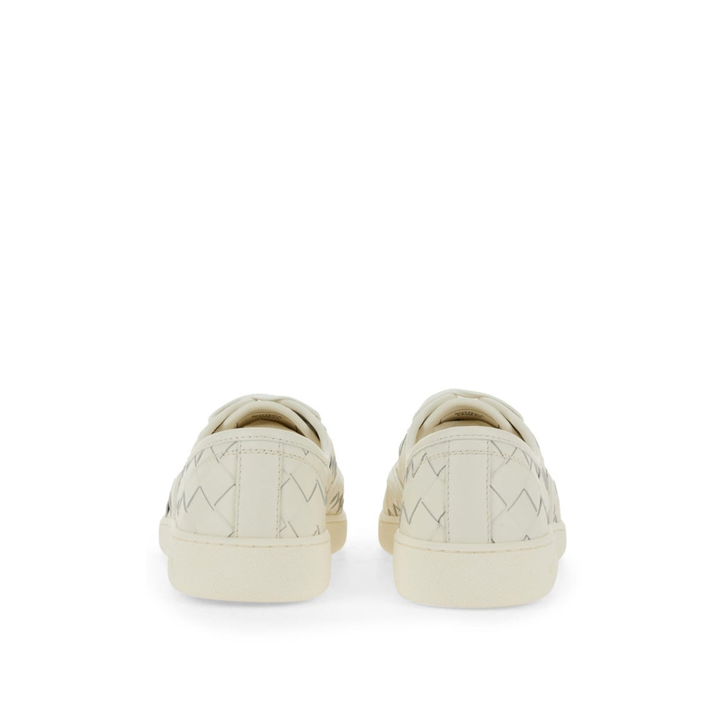 Baskets Bottega Veneta Intrecciato Leather - White - Homme