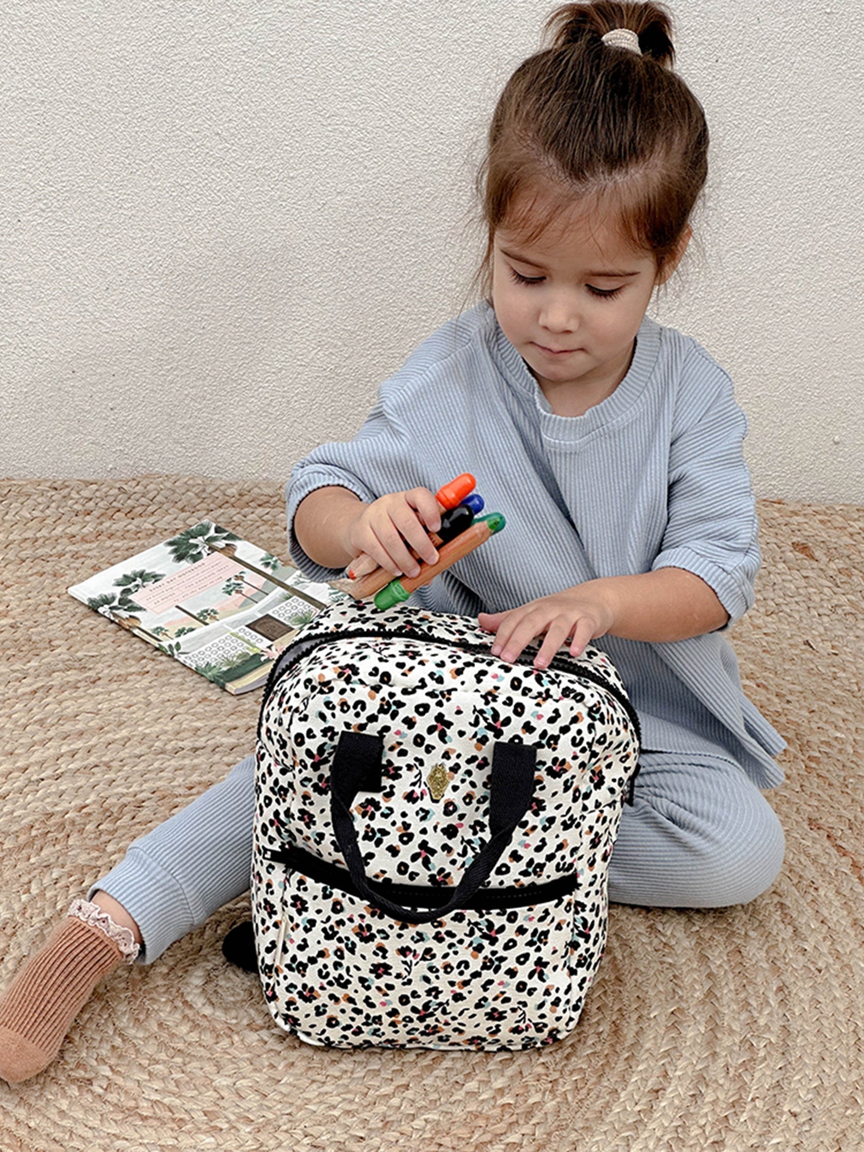 sac à dos bébé léopard milinane