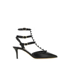 Escarpins Valentino Garavani Patent Rockstud - Black - Femme