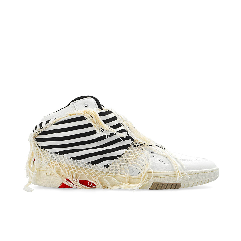 Baskets Saint Laurent Smith Leather - White - Femme