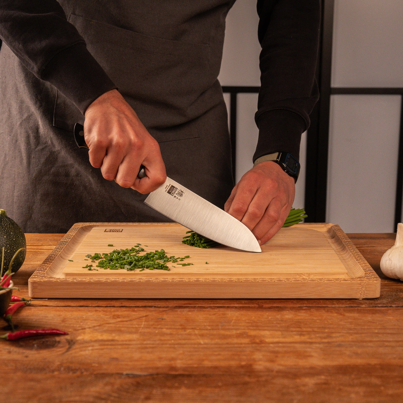 Collection Hashi Classique - Couteau Santoku - 17cm
