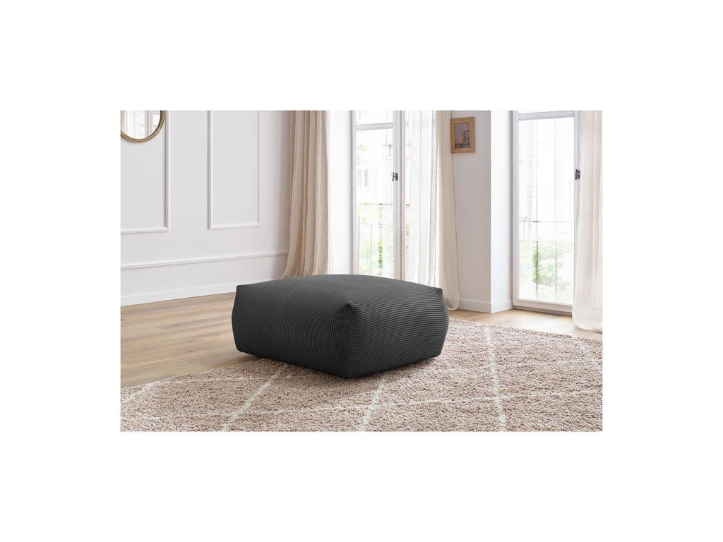 Voltaire - Pouf Carré - Velours Côtelé