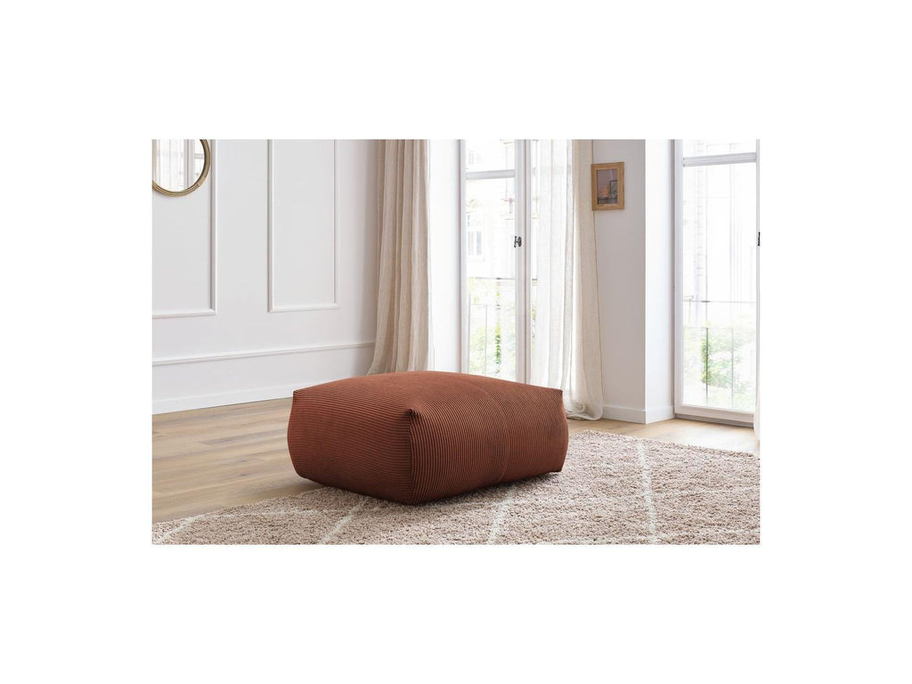 Voltaire - Pouf Carré - Velours Côtelé