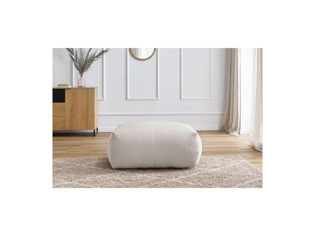 Voltaire - Pouf Carré - Velours Côtelé