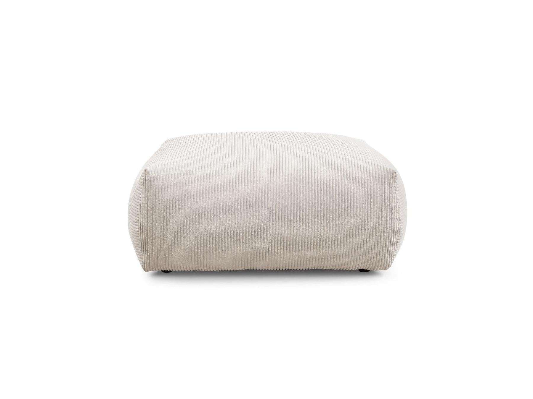 Voltaire - Pouf Carré - Velours Côtelé