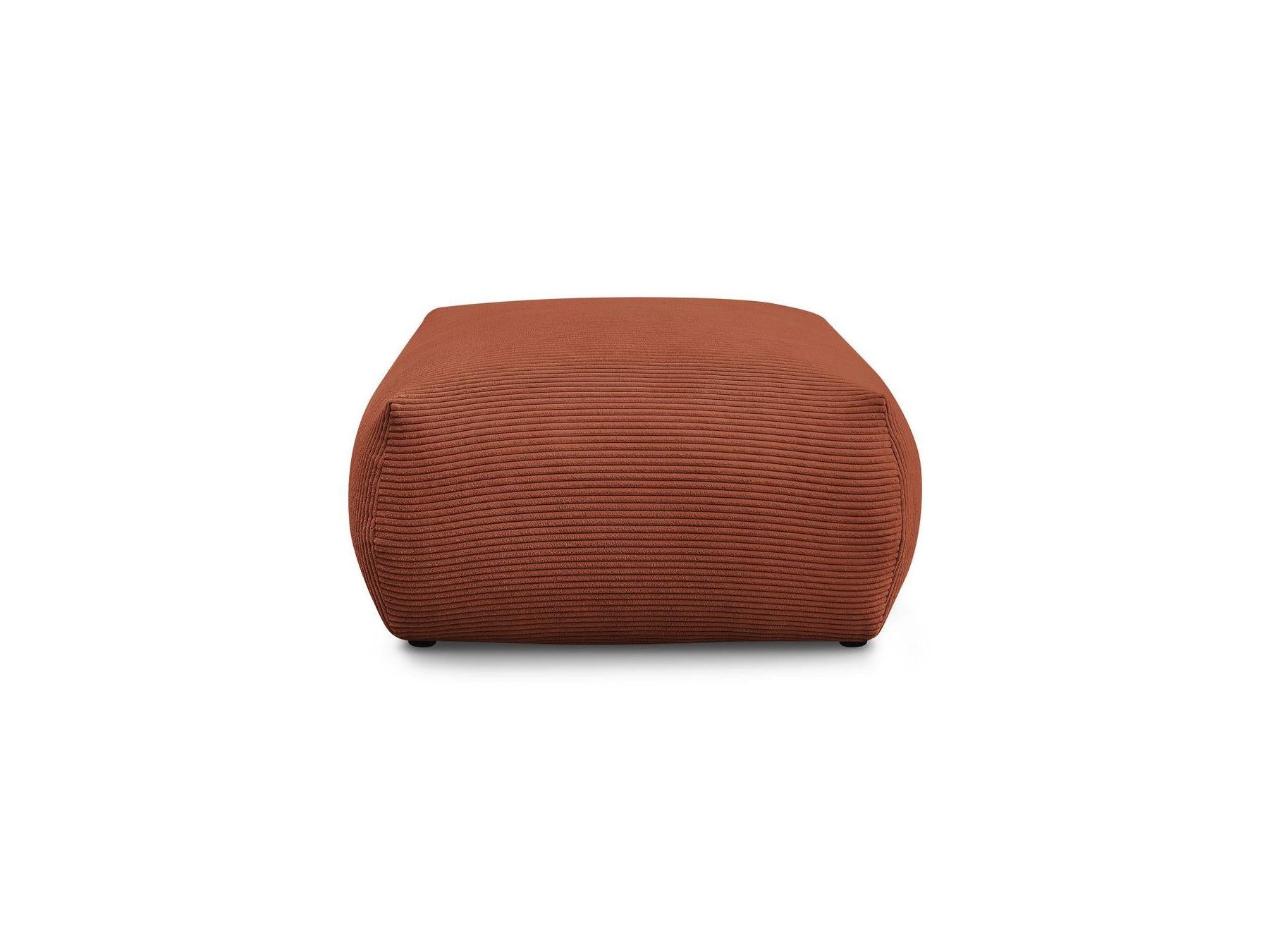 Voltaire - Pouf Carré - Velours Côtelé
