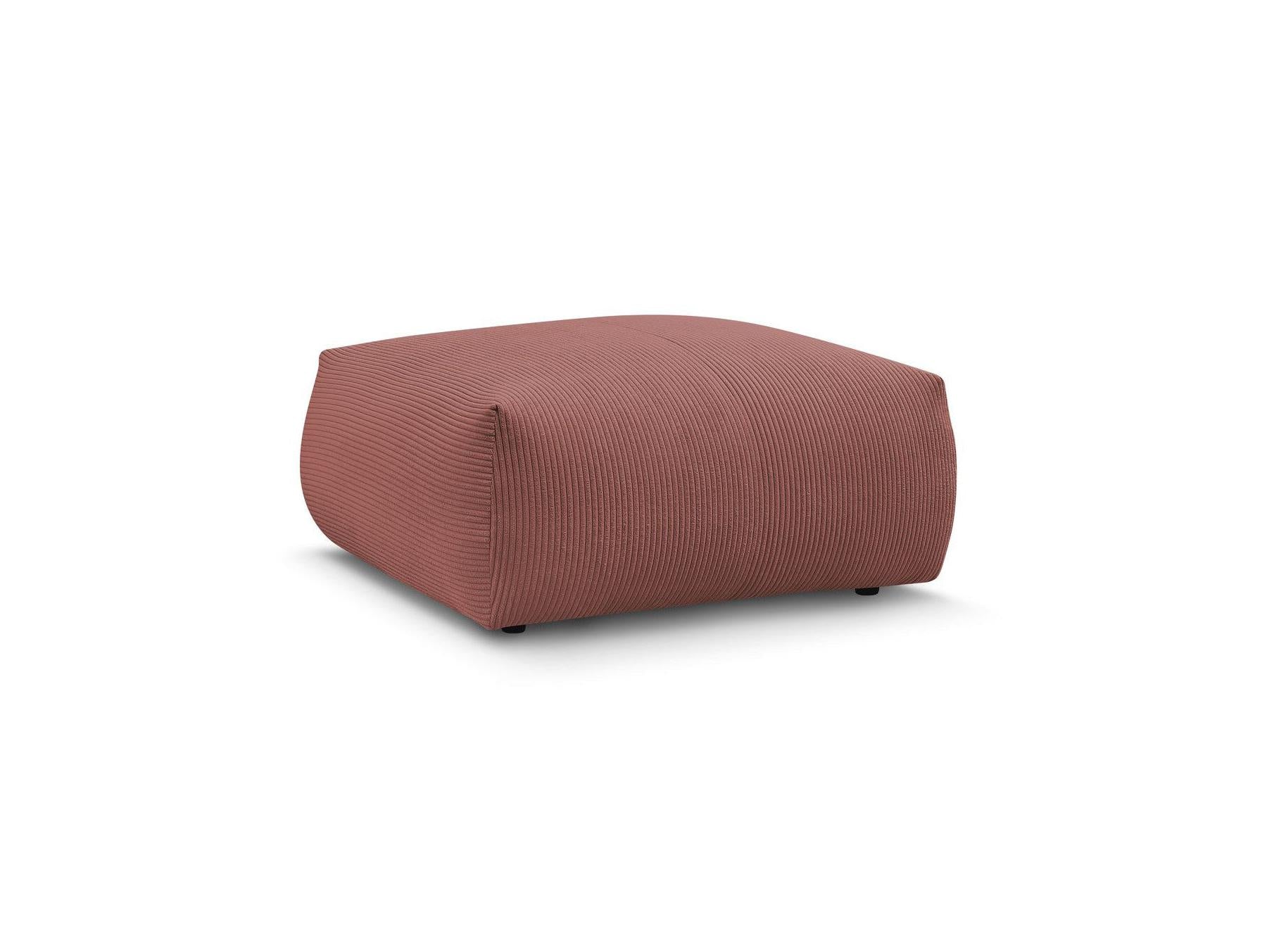 Voltaire - Pouf Carré - Velours Côtelé