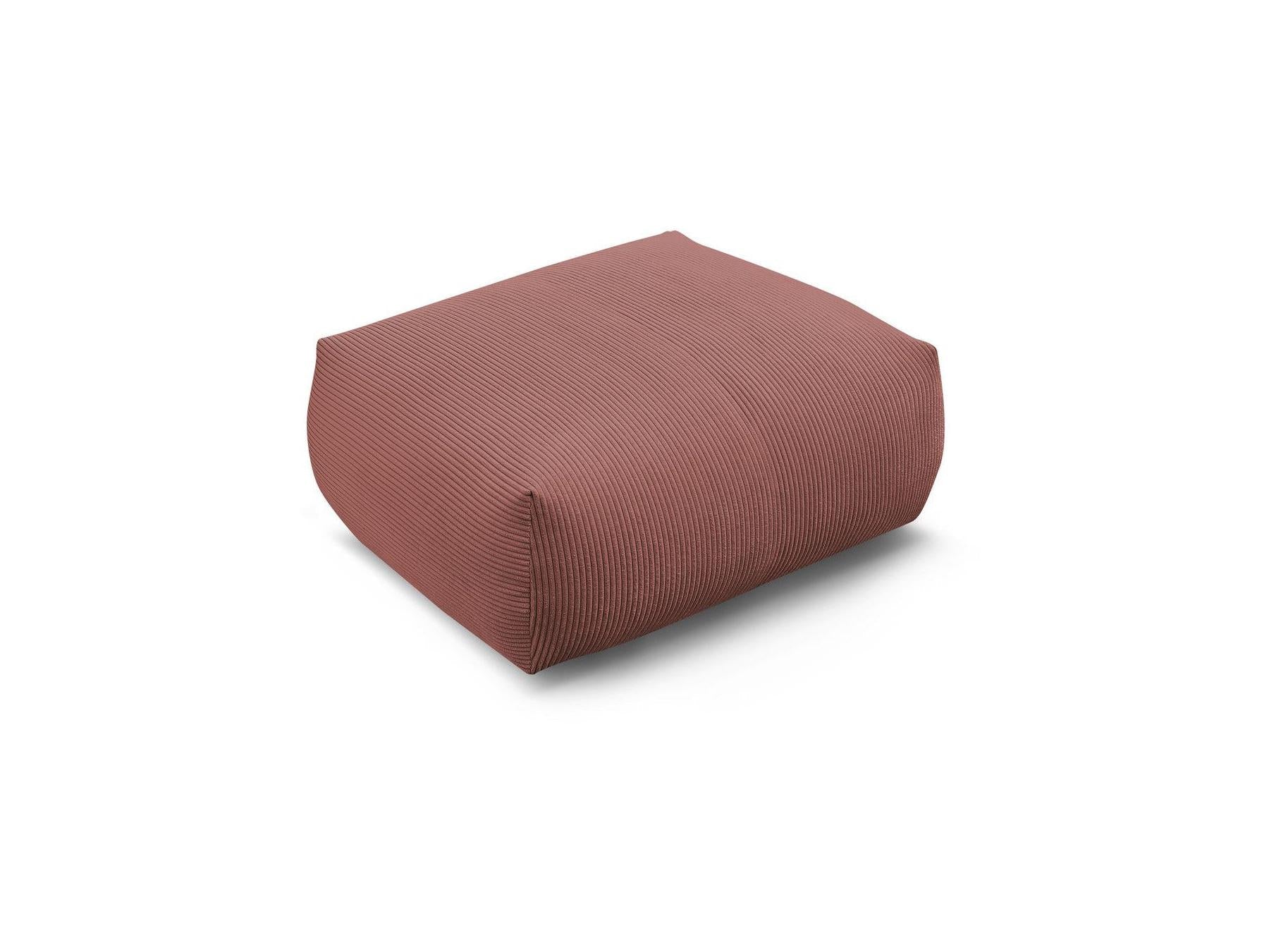 Voltaire - Pouf Carré - Velours Côtelé