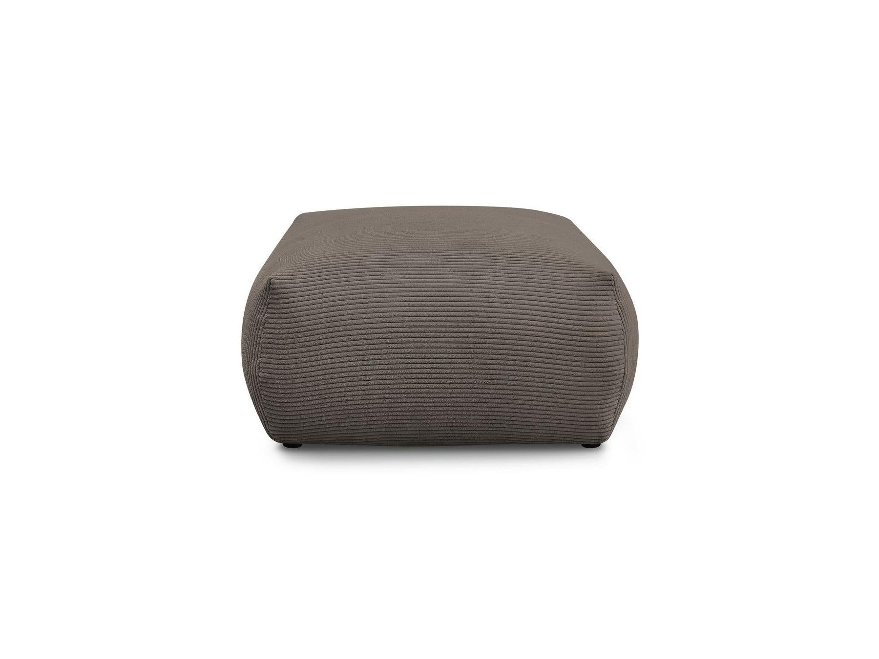 Voltaire - Pouf Carré - Velours Côtelé
