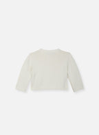 Cardigan En Laine Mélangée Petits Marins - Écru