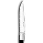 Riviera - Set 6 Couteaux Steak - Acier Inoxydable/Manche Abs - Noir