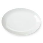 Côme - Plat Ovale 38 X 24 Cm - Porcelaine - Blanc