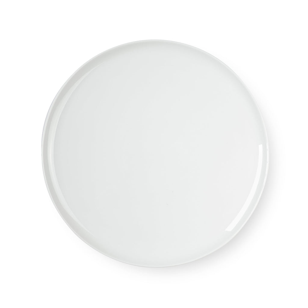 Côme - Plat À Tarte 30 Cm - Porcelaine - Blanc