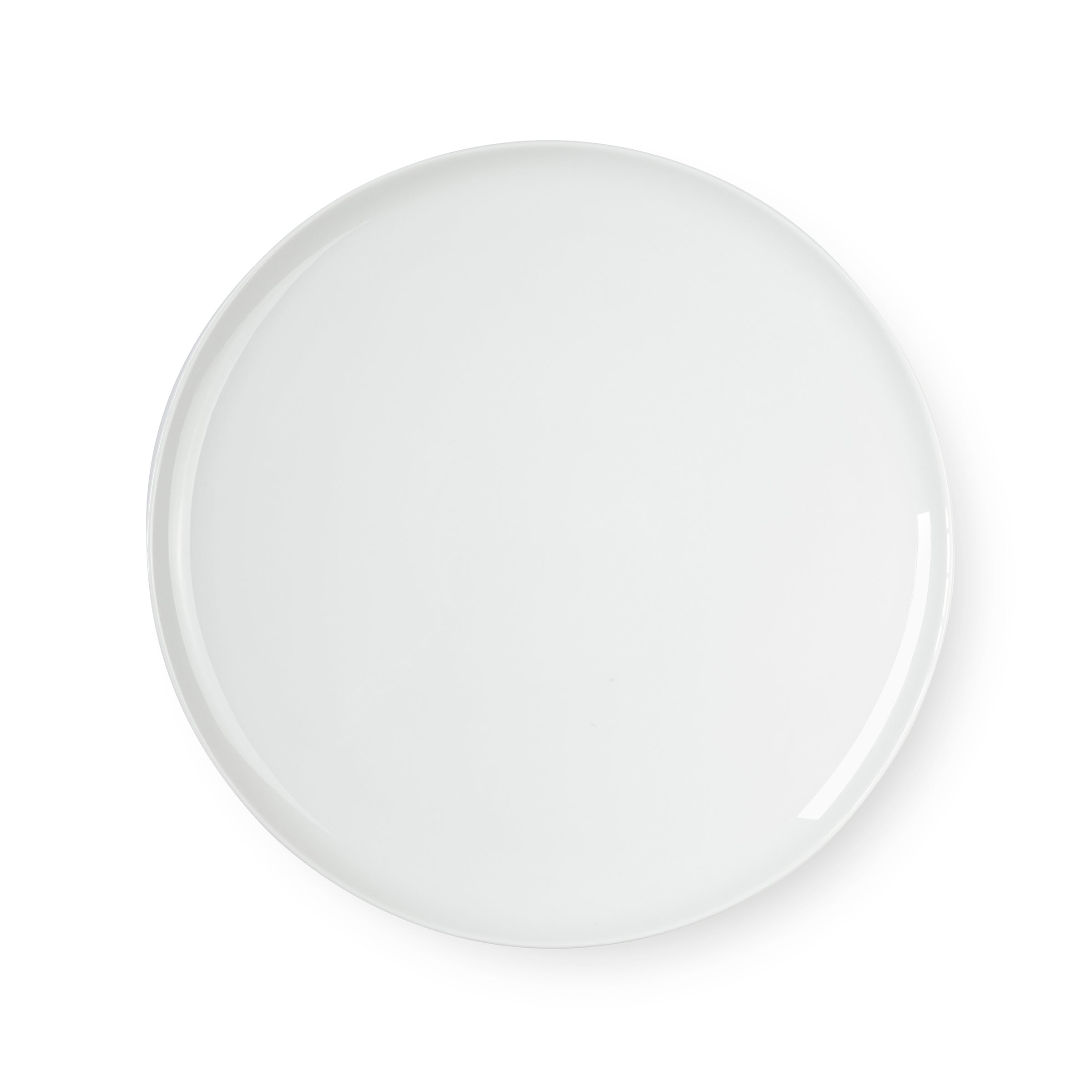 Côme - Plat À Tarte 30 Cm - Porcelaine - Blanc