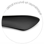 Intuition Noir - Ménagère 32 Pièces - Acier Inoxydable - Noir