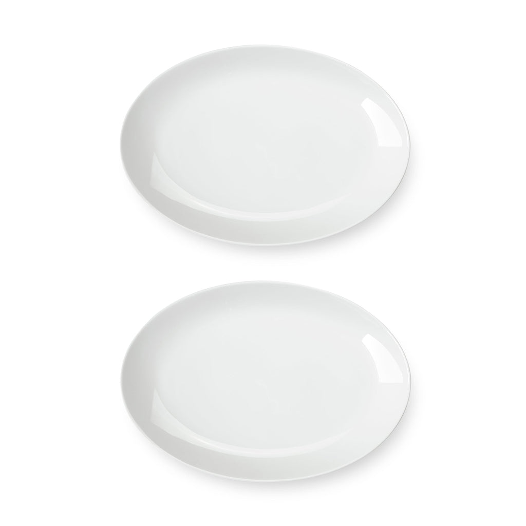 Côme - 2 Raviers 26X15Cm - Porcelaine - Blanc