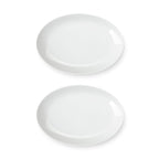 Côme - 2 Raviers 26X15Cm - Porcelaine - Blanc