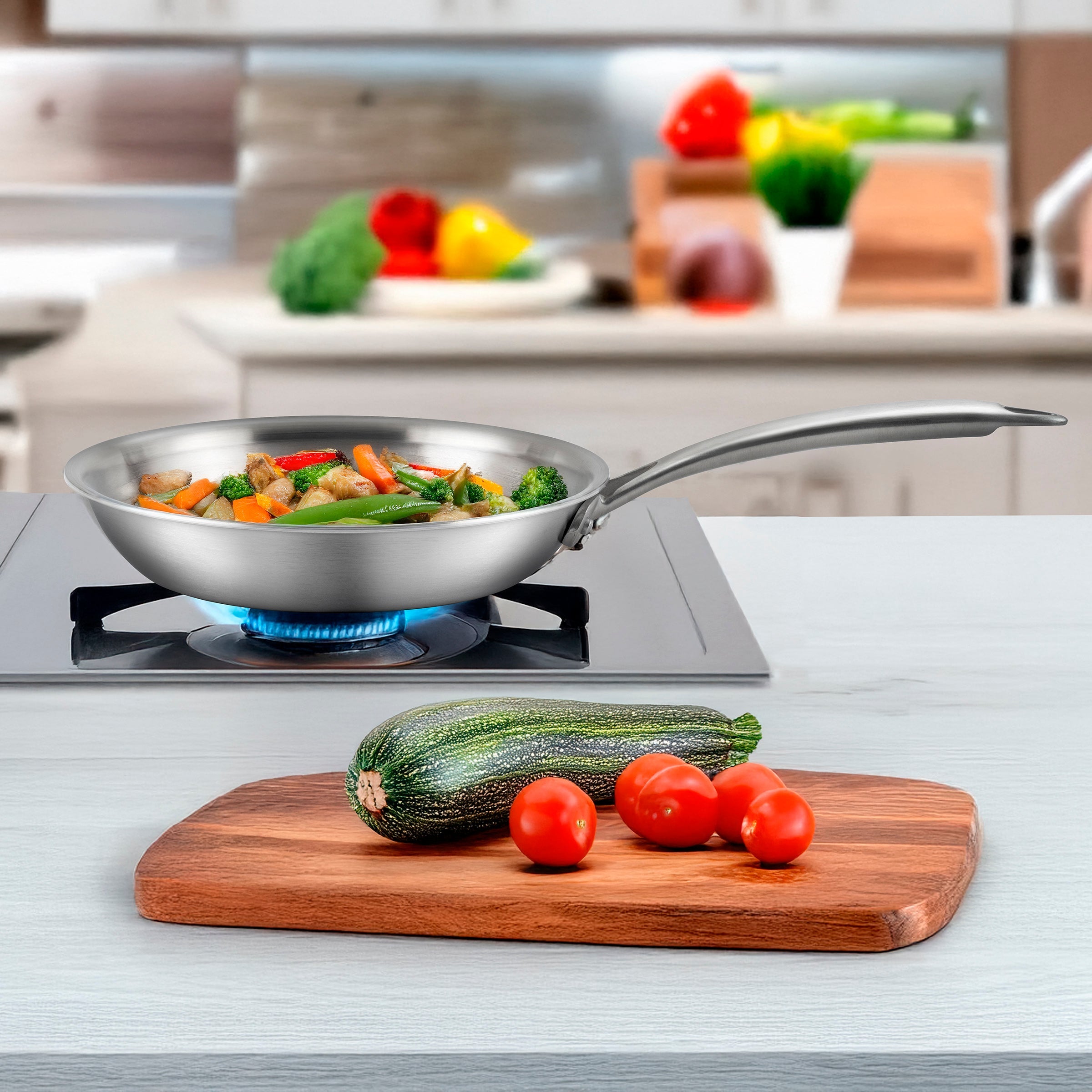 Gourmet - Poêle Inox - 20cm