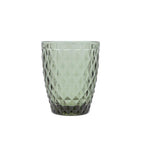 Strass Fumé - Lot De 6 Gobelets 22 Cl - Verre Pressé - Gris