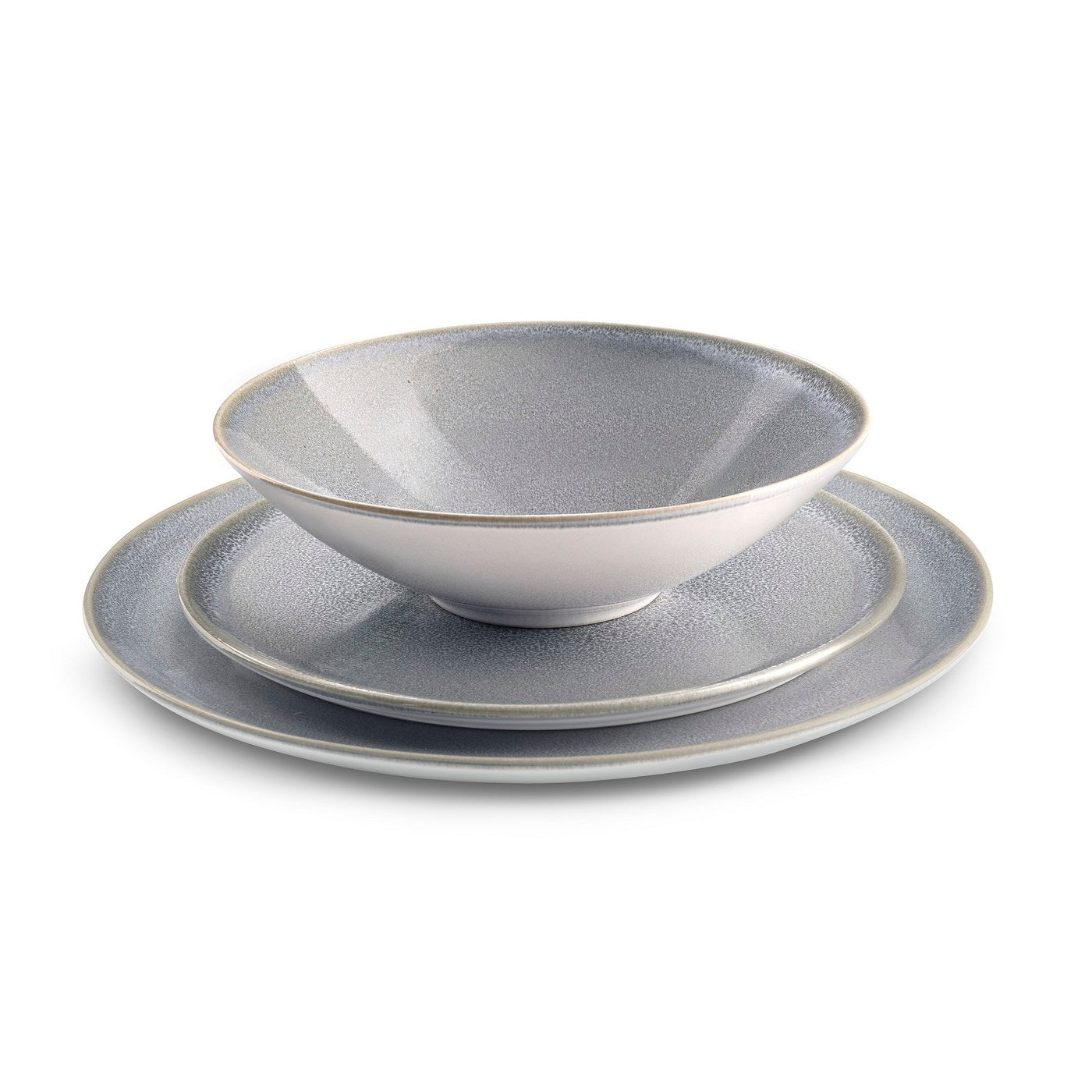 Yumi Gris - Service 18 Pièces - Grès - Gris