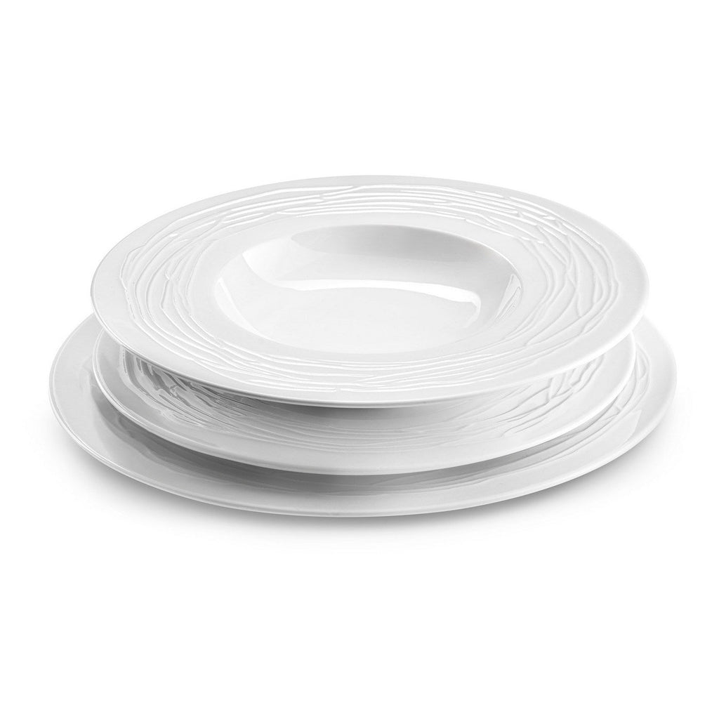 Lago - Service 18 Pièces - Porcelaine - Blanc