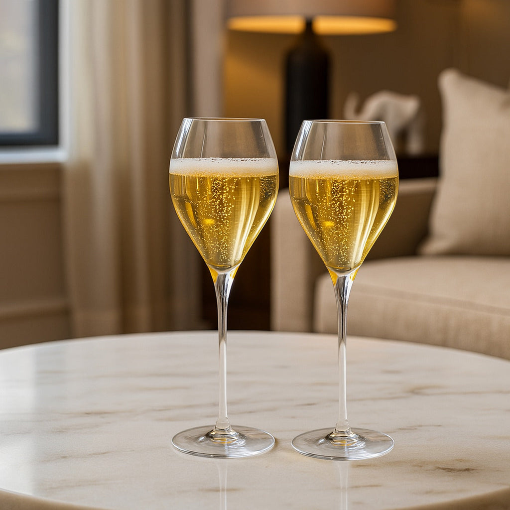 Altis - Lot De 2 Flûtes À Champagne 29 Cl - Cristallin - Translucide